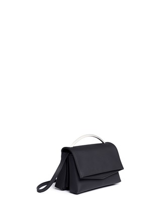 Front View - Click To Enlarge - EDDIE BORGO - 'Boyd' leather vanity bag