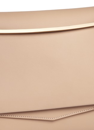 Detail View - Click To Enlarge - EDDIE BORGO - 'Boyd' large leather clutch