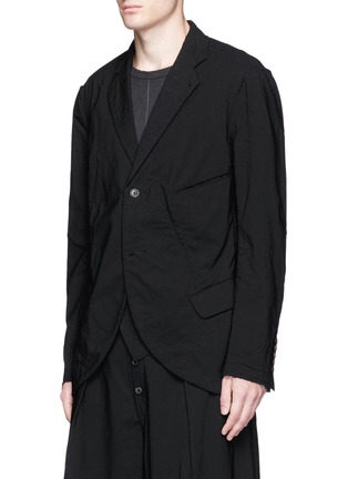 Front View - Click To Enlarge - ZIGGY CHEN - Vest underlay soft blazer