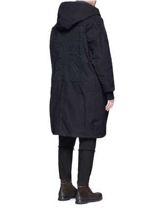 Back View - Click To Enlarge - ZIGGY CHEN - Hooded down coat
