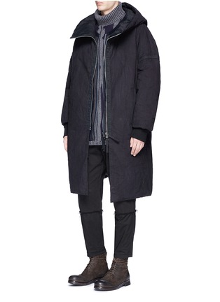 Figure View - Click To Enlarge - ZIGGY CHEN - Hooded down coat