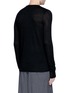Back View - Click To Enlarge - ZIGGY CHEN - Rolled seam baby cashmere sweater
