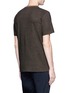 Back View - Click To Enlarge - ZIGGY CHEN - Contrast crew neck cotton T-shirt