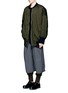 Figure View - Click To Enlarge - ZIGGY CHEN - Asymmetric long sleeve T-shirt