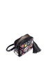 Detail View - Click To Enlarge - ANYA HINDMARCH - 'All Over Stickers' embossed leather crossbody bag