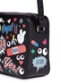 Detail View - Click To Enlarge - ANYA HINDMARCH - 'All Over Stickers' embossed leather crossbody bag
