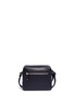 Back View - Click To Enlarge - ANYA HINDMARCH - 'All Over Stickers' embossed leather crossbody bag