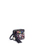 Front View - Click To Enlarge - ANYA HINDMARCH - 'All Over Stickers' embossed leather crossbody bag