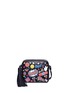 Main View - Click To Enlarge - ANYA HINDMARCH - 'All Over Stickers' embossed leather crossbody bag