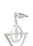 Detail View - Click To Enlarge - EDDIE BORGO - 'Dahlia Nexus' rock crystal bead chain drop earrings