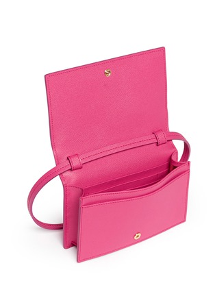 Detail View - Click To Enlarge - CHARLOTTE OLYMPIA - 'Feline' leather crossbody purse