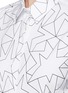Detail View - Click To Enlarge - NEIL BARRETT - Pop art star print poplin shirt
