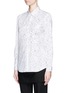 Front View - Click To Enlarge - NEIL BARRETT - Pop art star print poplin shirt