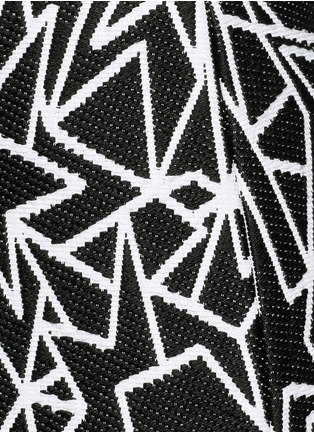 Detail View - Click To Enlarge - NEIL BARRETT - Pop art star jacquard mini skirt