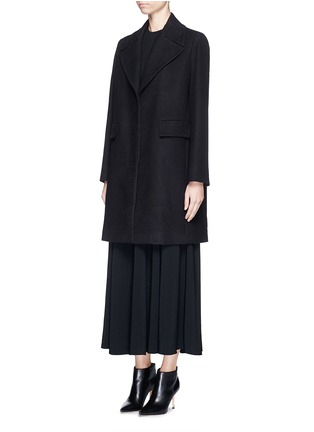 Front View - Click To Enlarge - THE ROW - 'Sonja' brushed cotton-virgin wool button coat