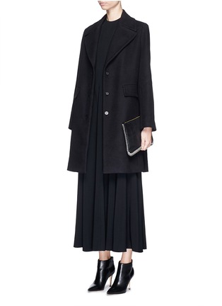 Figure View - Click To Enlarge - THE ROW - 'Sonja' brushed cotton-virgin wool button coat