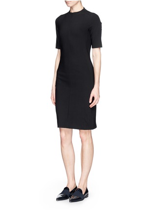 Front View - Click To Enlarge - THE ROW - 'Bo' seamed techno cotton dress