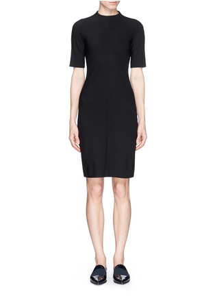 Main View - Click To Enlarge - THE ROW - 'Bo' seamed techno cotton dress