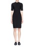 Main View - Click To Enlarge - THE ROW - 'Bo' seamed techno cotton dress