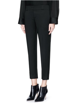 Front View - Click To Enlarge - THE ROW - 'Blake' virgin wool sateen cropped pants