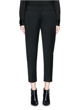 Main View - Click To Enlarge - THE ROW - 'Blake' virgin wool sateen cropped pants