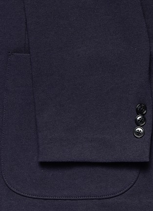 Detail View - Click To Enlarge - NLST - Cotton jersey knit blazer