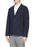 Front View - Click To Enlarge - NLST - Cotton jersey knit blazer