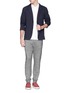 Figure View - Click To Enlarge - NLST - Cotton jersey knit blazer
