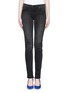 Main View - Click To Enlarge - J BRAND - Mid-rise distressed cropped skinny jeans