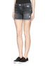 Front View - Click To Enlarge - J BRAND - 'Mia' close cut denim shorts