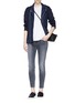 Figure View - Click To Enlarge - J BRAND - 'Skinny Crop' jeans