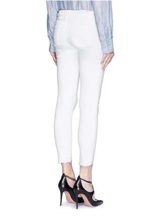 Back View - Click To Enlarge - J BRAND - 'Cropped' ripped jeans