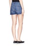 Back View - Click To Enlarge - J BRAND - 'Cut Off' fray cuff denim shorts