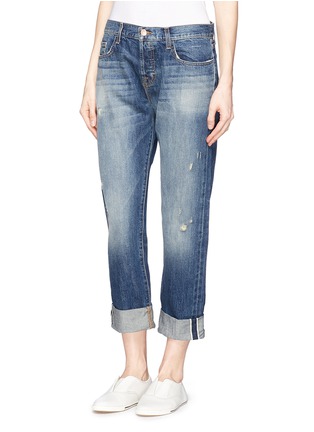 Front View - Click To Enlarge - J BRAND - 'Sonny' mid rise boyfriend jeans