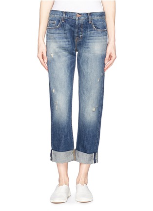 Main View - Click To Enlarge - J BRAND - 'Sonny' mid rise boyfriend jeans