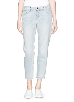 Main View - Click To Enlarge - J BRAND - 'Cropped Ellis' low-rise jeans