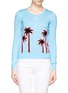 Main View - Click To Enlarge - MARKUS LUPFER - 'Sunset Boulevard' palm tree April cardigan