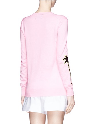 Back View - Click To Enlarge - MARKUS LUPFER - 'Sunset Boulevard' palm tree Natalie sweater
