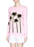 Front View - Click To Enlarge - MARKUS LUPFER - 'Sunset Boulevard' palm tree Natalie sweater
