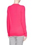 Back View - Click To Enlarge - MARKUS LUPFER - 'Hot Neon Lara Lip' acrylic sweater