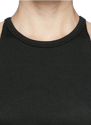 Detail View - Click To Enlarge - T BY ALEXANDER WANG - Stretch piqué sports bra