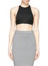 Main View - Click To Enlarge - T BY ALEXANDER WANG - Stretch piqué sports bra