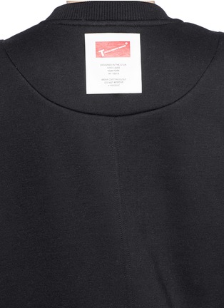 Detail View - Click To Enlarge - T BY ALEXANDER WANG - Fleece lined bonded jersey sweatshirt