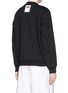 Back View - Click To Enlarge - T BY ALEXANDER WANG - Fleece lined bonded jersey sweatshirt