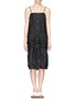 Main View - Click To Enlarge - T BY ALEXANDER WANG - Sleeve waist tie silk camisole dress