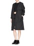 Figure View - Click To Enlarge - T BY ALEXANDER WANG -  cuff poplin trench coat