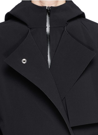 Detail View - Click To Enlarge - T BY ALEXANDER WANG - Water repellant bonded nylon trench coat
