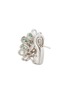 Detail View - Click To Enlarge - SAMUEL KUNG - Diamond jade 18k white gold earrings