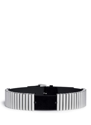 Back View - Click To Enlarge - MC Q - Metal bead chunky belt