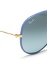 Detail View - Click To Enlarge - RAY-BAN - 'Aviator Full Colour' acetate rim wire sunglasses